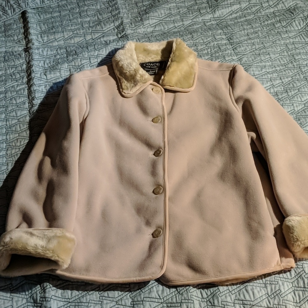 COACO FAUX SHEARLING JACKET